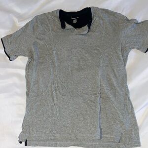 Perry Ellis Gray Polo Shirt